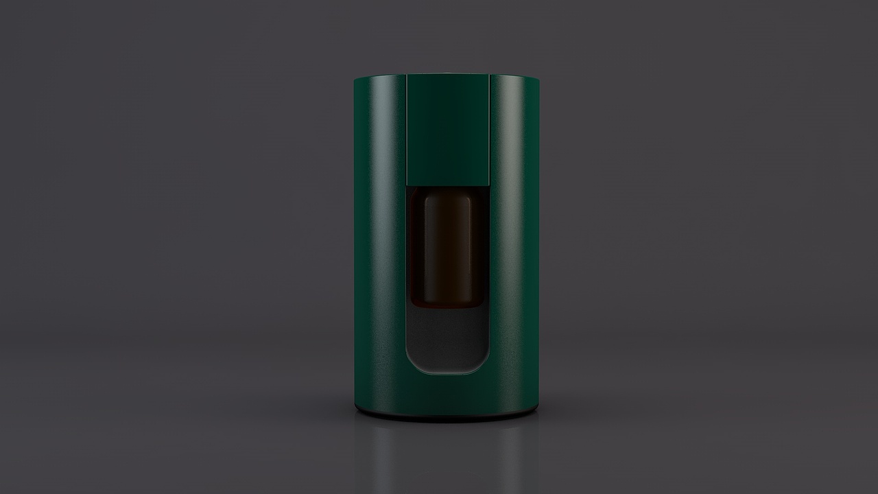 C4D建模渲染作品-精油香薰机
