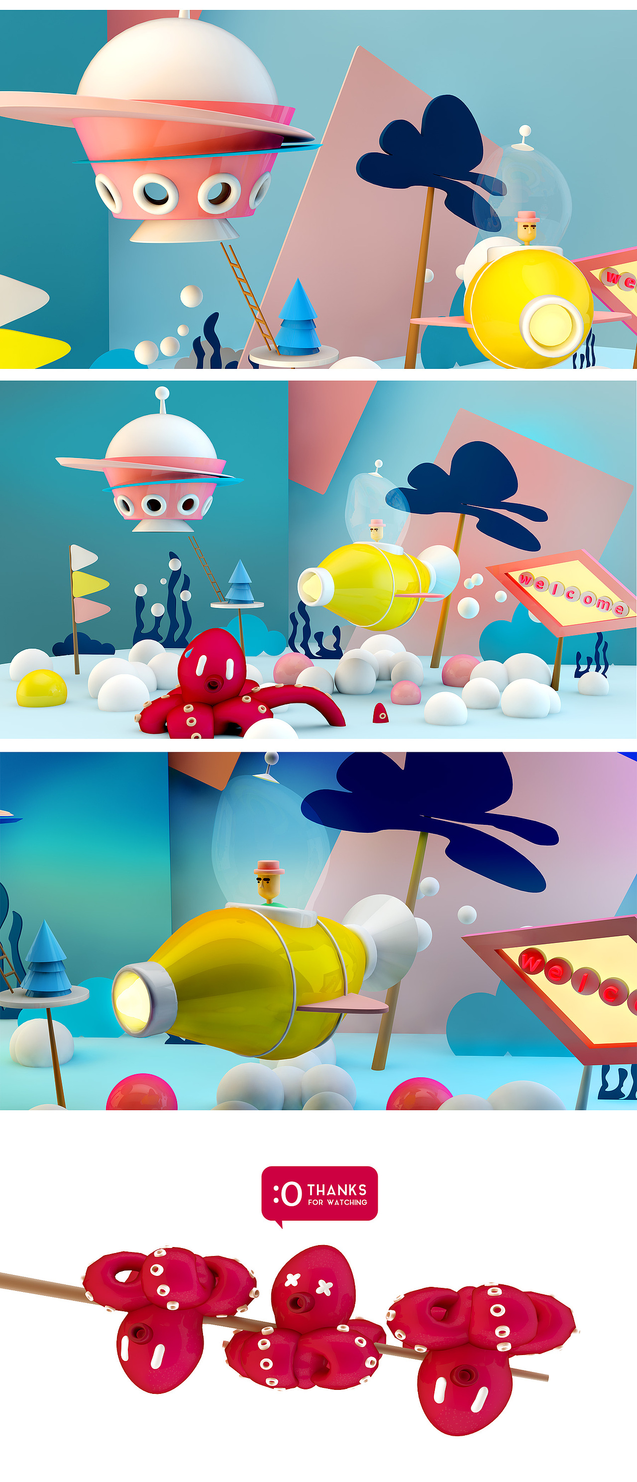 C4D FOR POKER FACE懵逼脸(・ｏ・)（图ZNTU1NTkzMjQ=） - 人物/生物 - 站酷设计师YUKO_原创素材 - 站酷ZCOOL