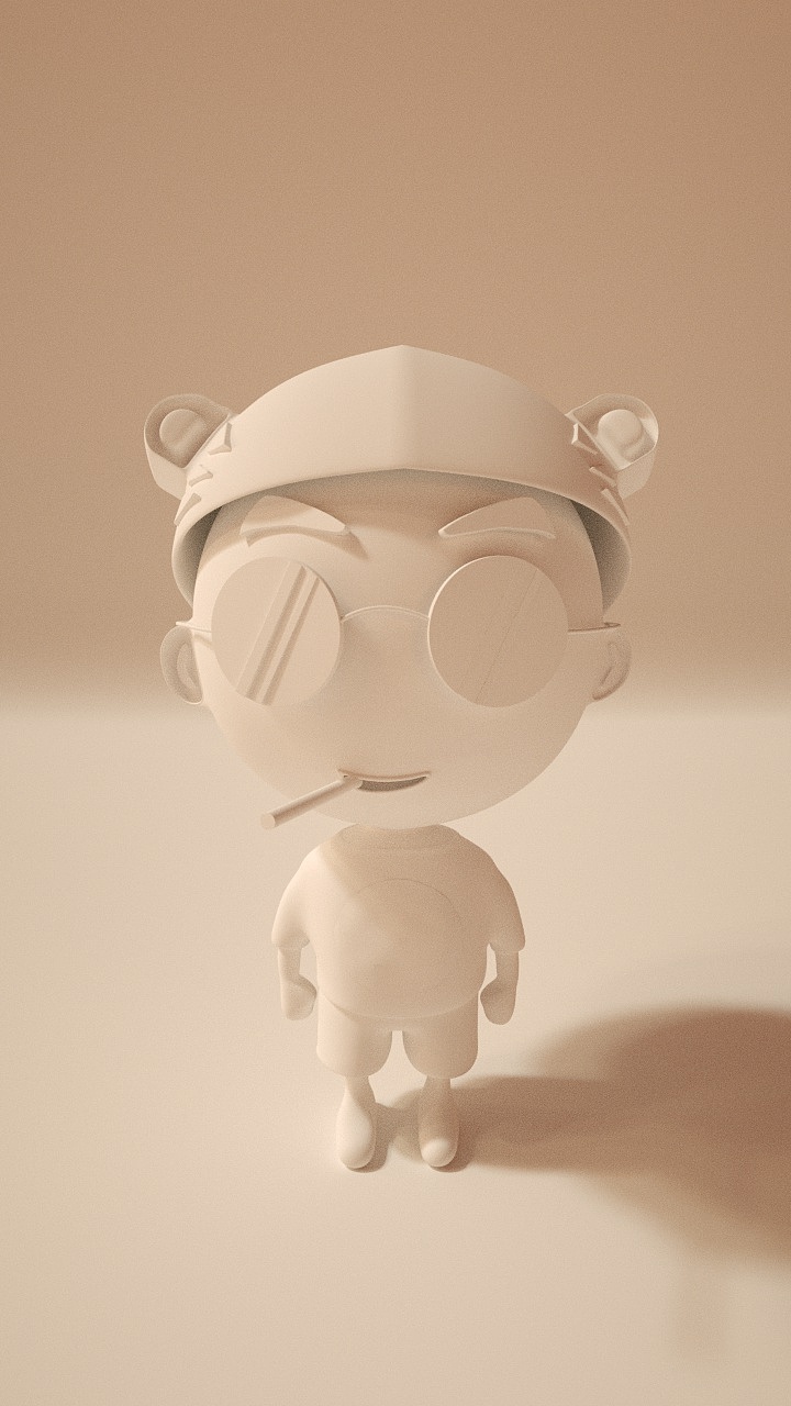 too tiger 2.0 材質(zhì)渲染 C4D OCTANE（圖ZMTUwNTc4OTg0） - 其他三維 - 站酷設(shè)計(jì)師DIN定原創(chuàng)素材 - 站酷ZCOOL