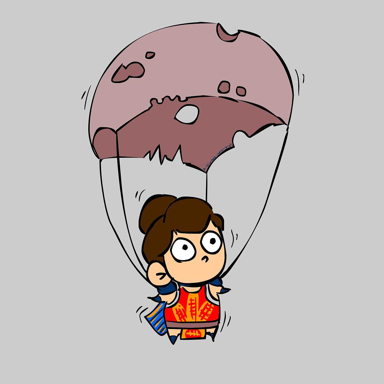 我的第一个号骑士~~无意中从达拉然掉了下来,飘呀飘,飘了好久才落地