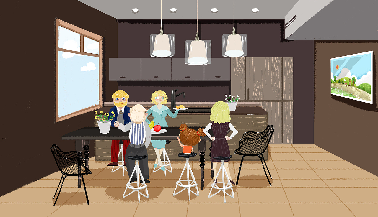 看图脑补故事情节（图ZMTE0NjgwNzIw） - 商业插画 - 站酷设计师Chongwen原创素材 - 站酷ZCOOL