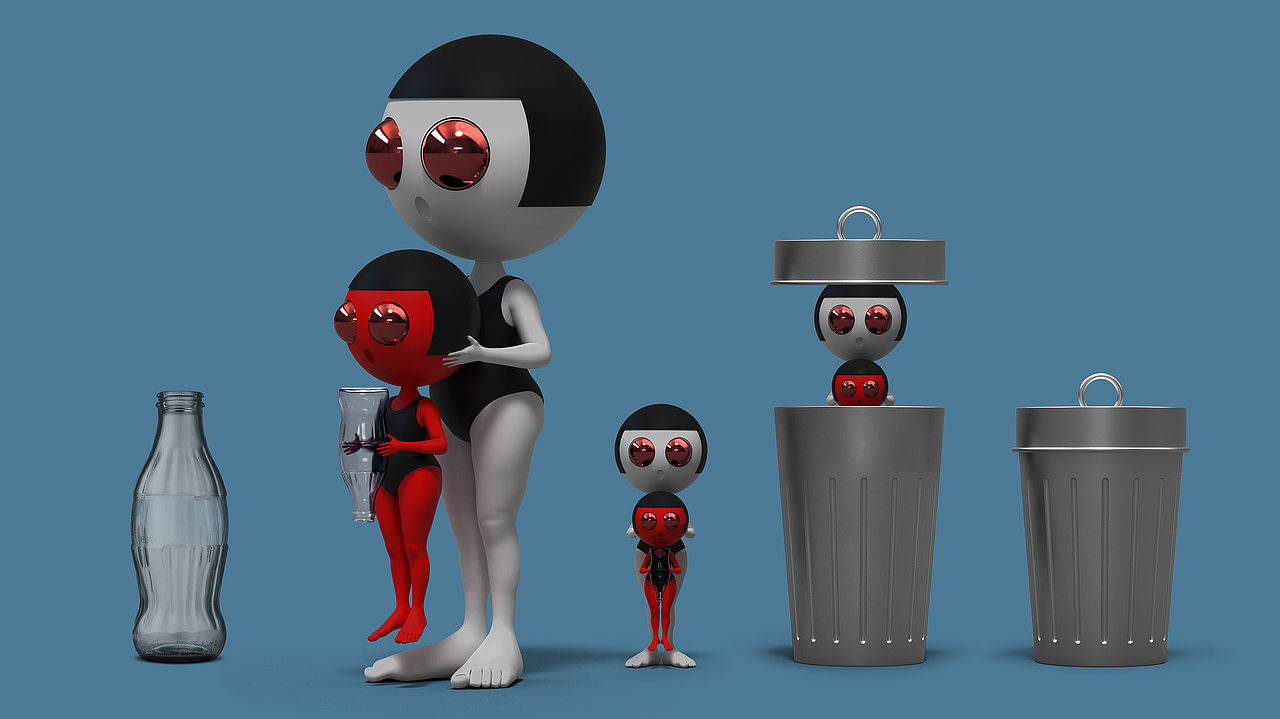 Waste-sorting Blind Box 垃圾盲盒(图ZMjUwMDEzODY0) - 品牌 - 站酷设计师The_Nine原创素材 - 站酷ZCOOL