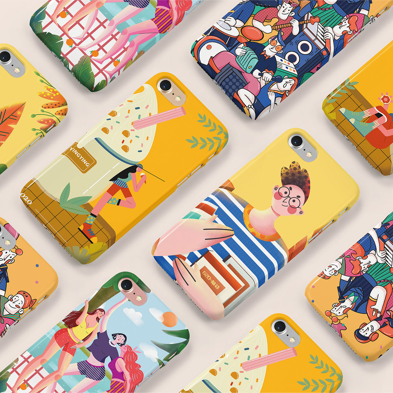 互联网扁平插画合集