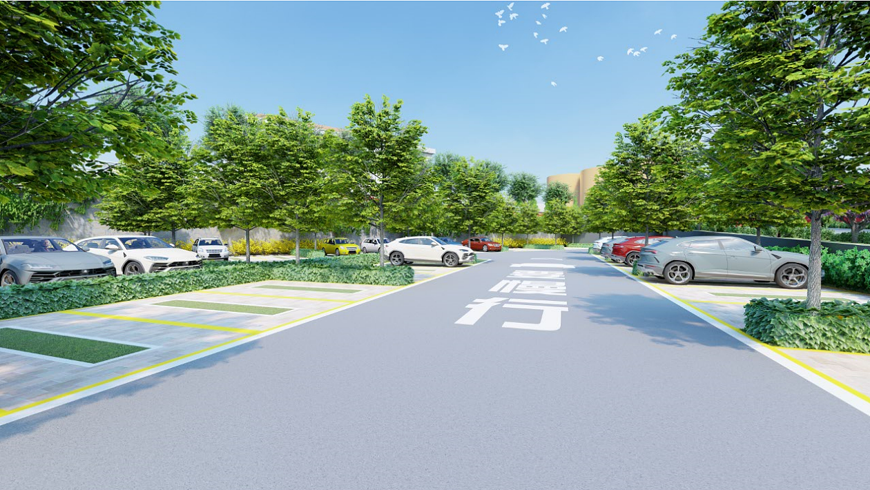 停车场（图ZMjc2MTQ0MzY4） - 景观设计 - 站酷设计师蒋荣荣原创素材 - 站酷ZCOOL