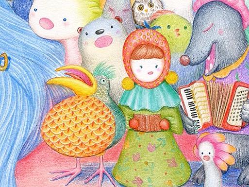 江苏大剧院2018儿童艺术节海报插画