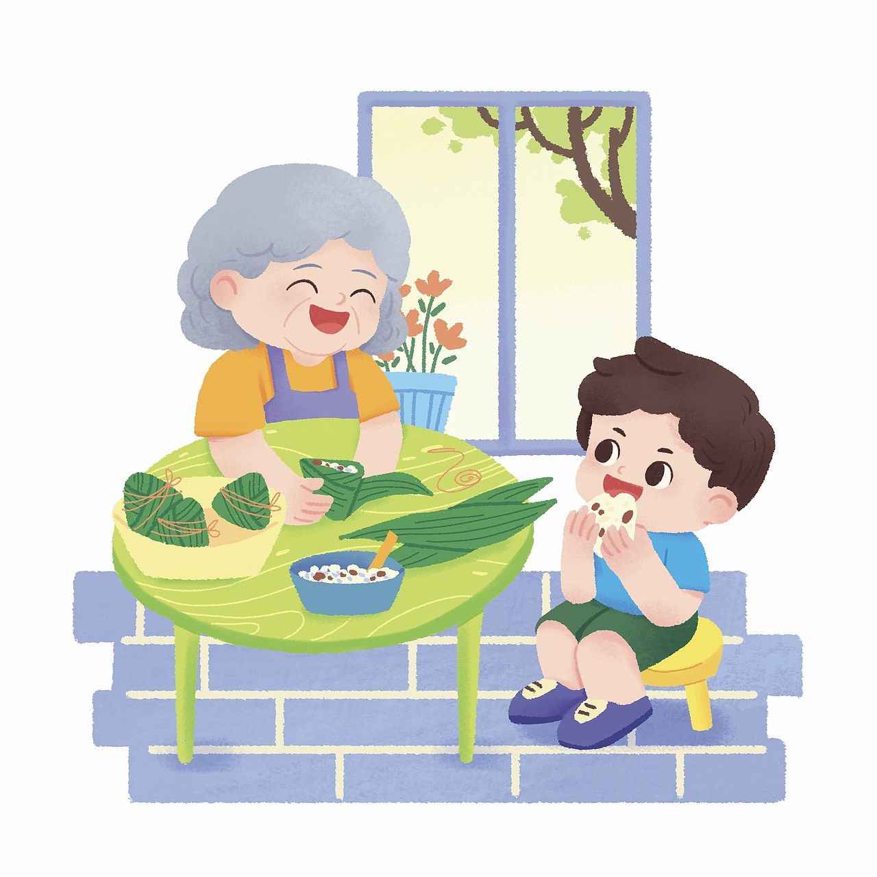 低幼点读书项目(已商用)|儿童插画小场景