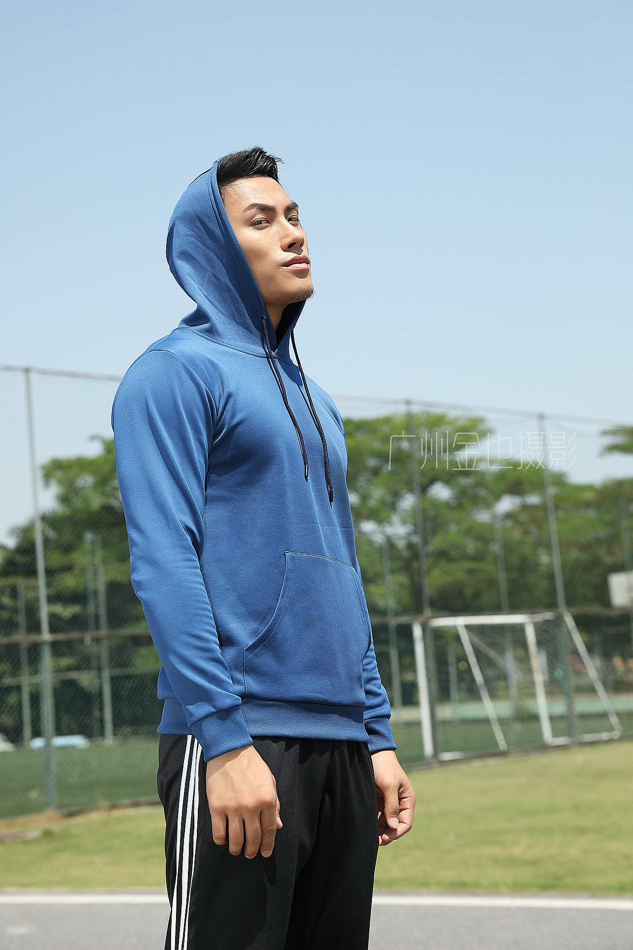 广州金也摄影|男装运动服健身服球服模特外景服装拍摄