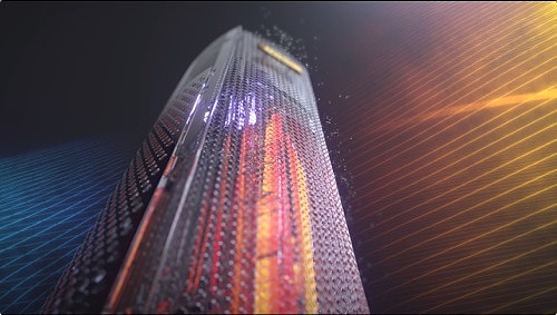 聚普森塔式取暖器三维cg动画视频