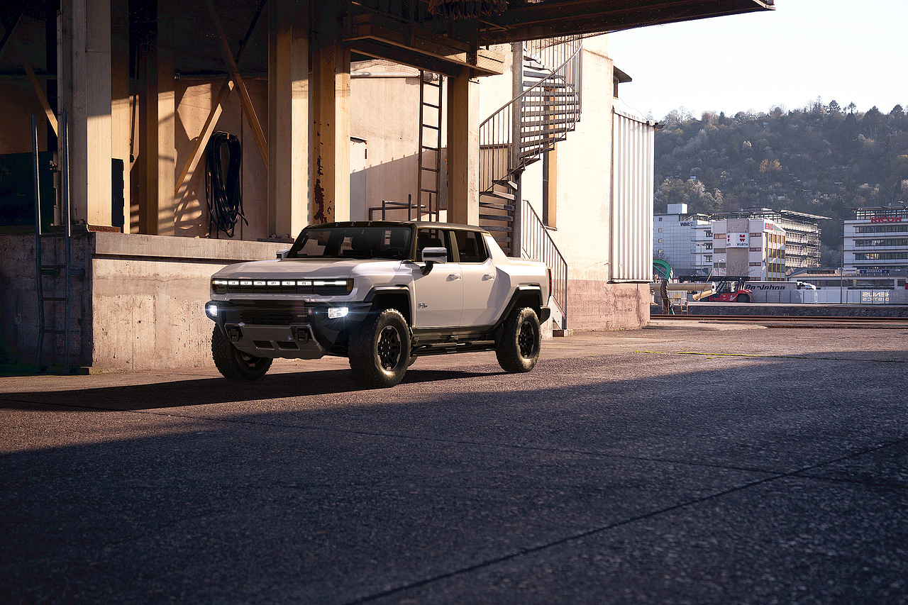 汽车渲染-悍马/GMC Hummer EV Pickup 