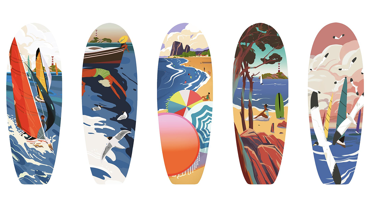 麓湖·海南 冲浪板设计