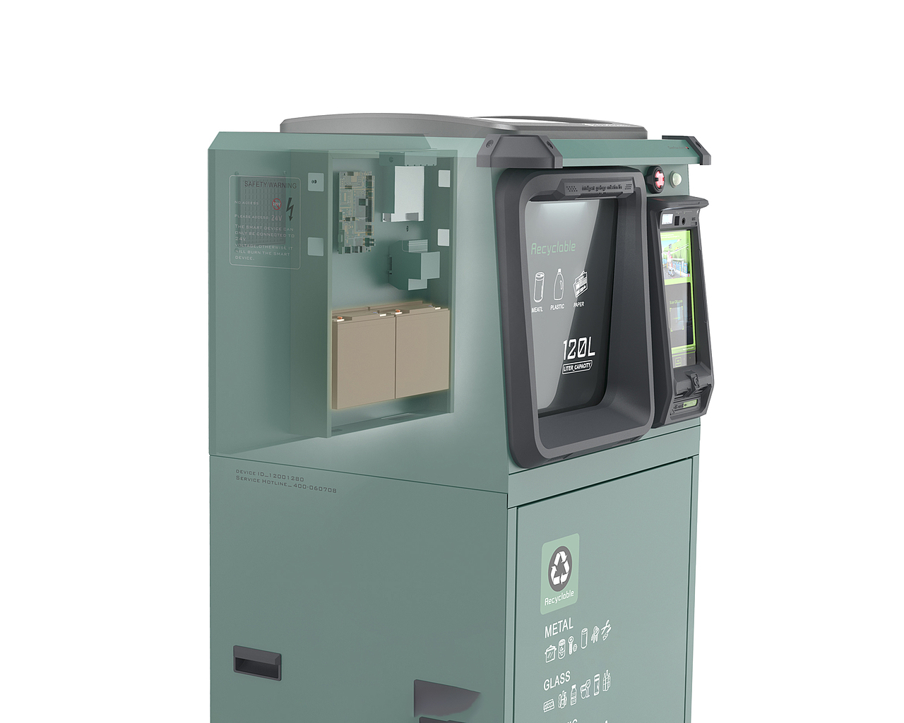 商唐科技案例 | iF设计奖 智能分类垃圾箱（图ZMzIzNjM0MDcy） - 其他工业/产品 - 站酷设计师商唐科技原创素材 - 站酷ZCOOL