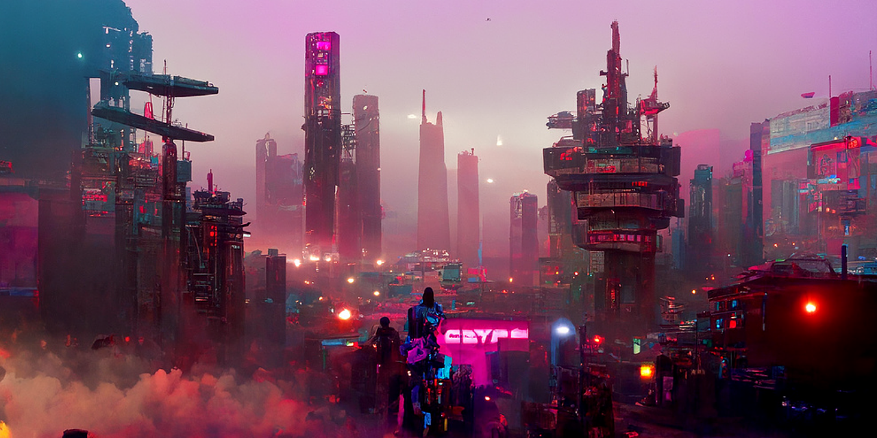 cyberpunk city