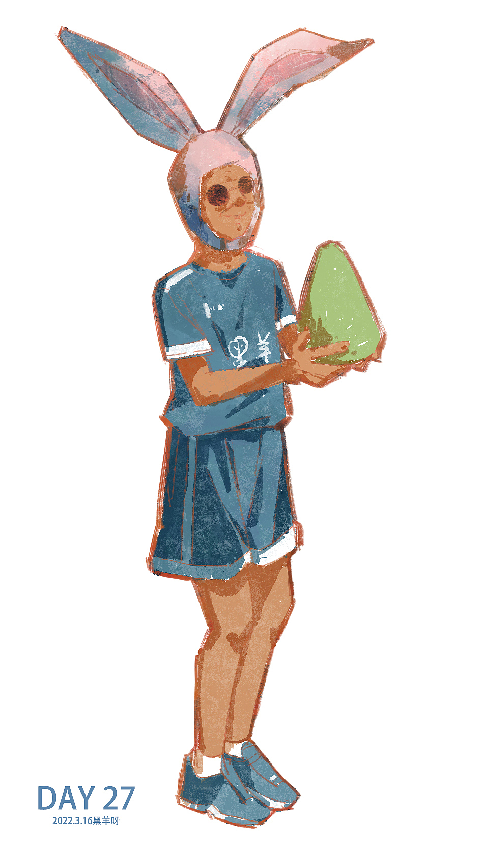 【人物隔日涂】26-50（图ZMjk5Nzg5OTQw） - 创作习作 - 站酷设计师黑羊呀原创素材 - 站酷ZCOOL