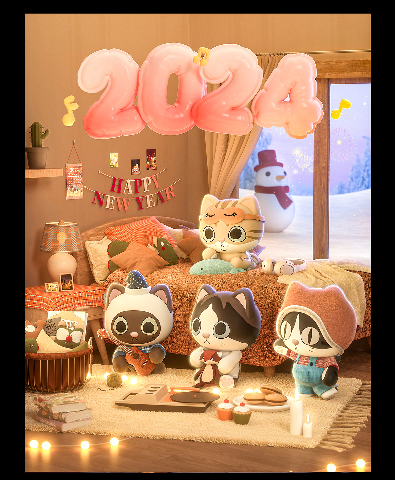 ip设计-《音乐喵》（图ZMzYxNTQ2MDEy） - IP形象 - 站酷设计师默吉原创素材 - 站酷ZCOOL