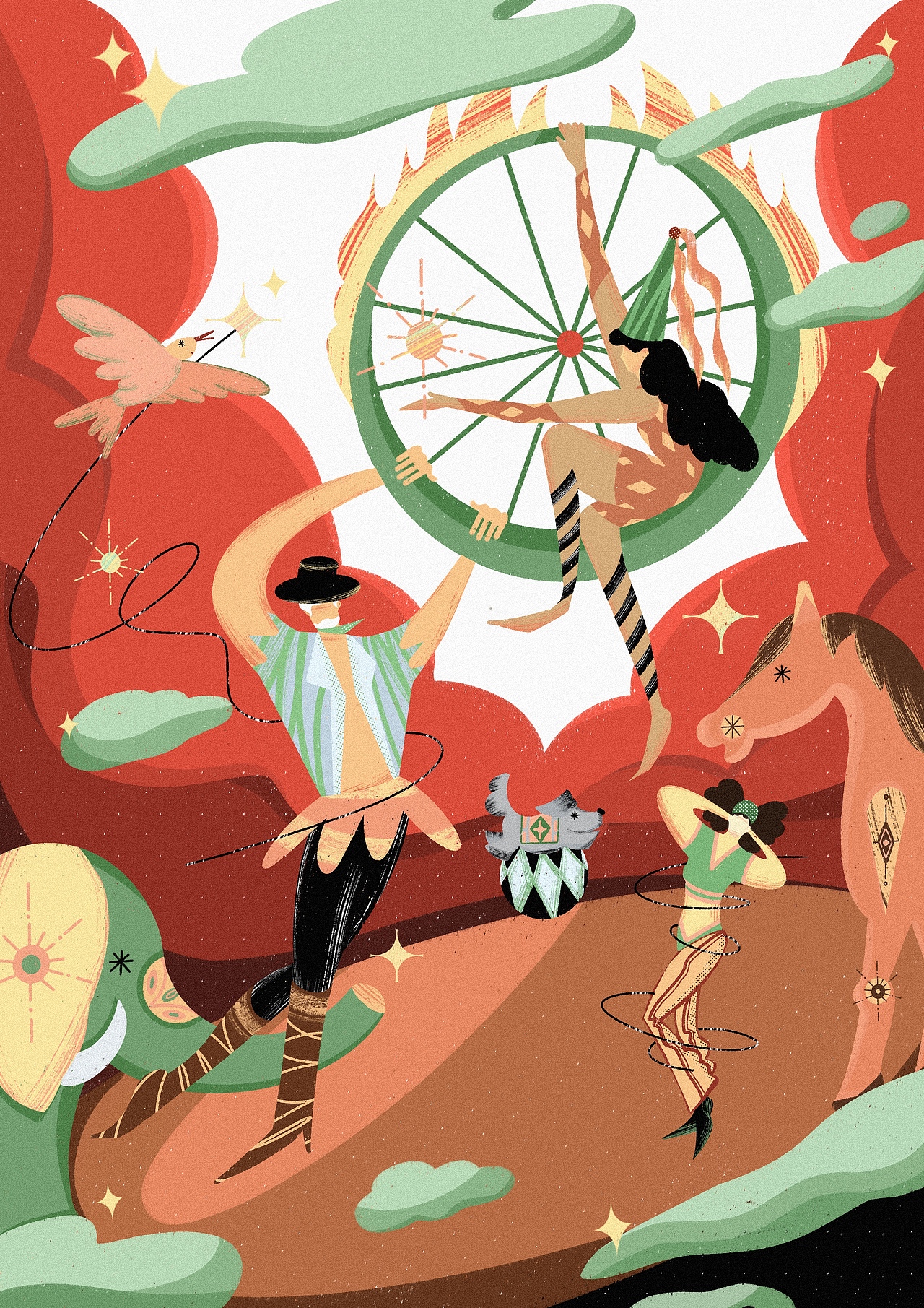 原创插画分享 | 破茧成蝶的岁月正在酝酿着