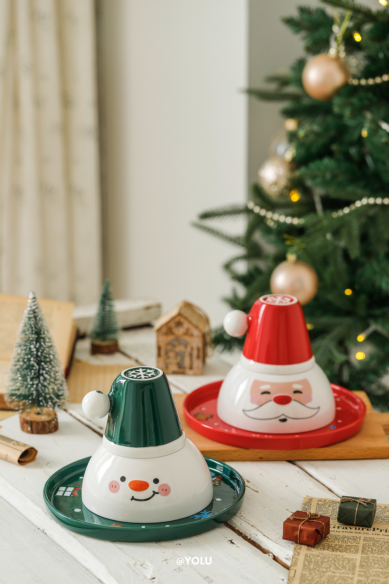 圣诞节主题拍摄 X 农夫山泉打奶茶/餐具/圣诞包装