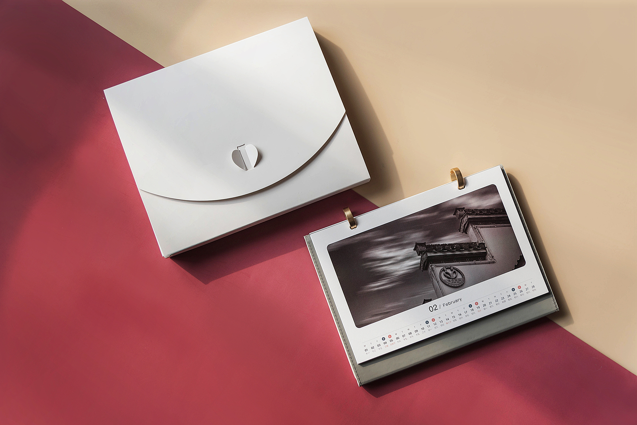 2023企业商务风台历定制