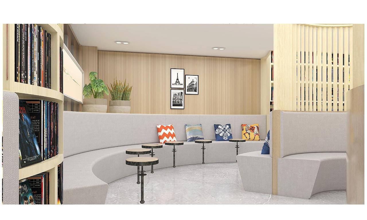 社區(qū)公益休閑站（圖ZMzEzMTQ4NzEy） - 商業(yè)空間設(shè)計(jì) - 站酷設(shè)計(jì)師R45度原創(chuàng)素材 - 站酷ZCOOL