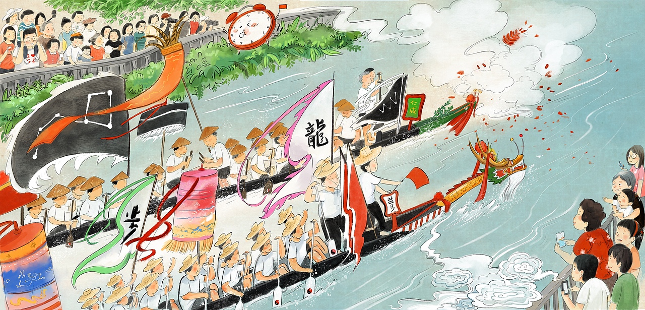 端午快乐（图ZMTYxNTk0ODAw） - 绘本 - 站酷设计师miao9原创素材 - 站酷ZCOOL