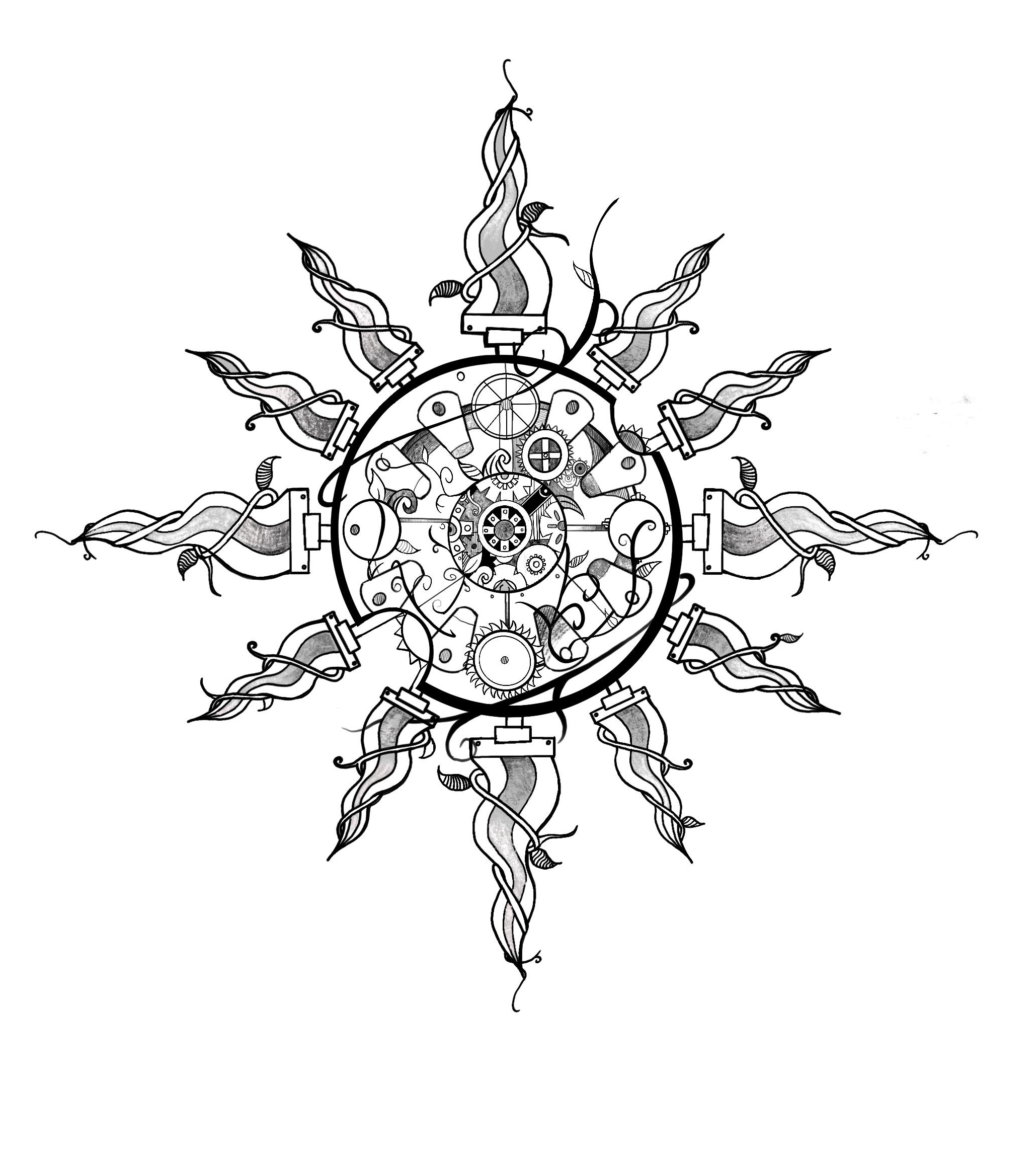 日月朋克|平面|图案|画画的风筝 - 原创作品 - 站酷 (zcool)