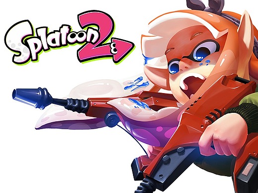 喷射战士2—墨灵:乌贼娘(splatoon2 fan art)