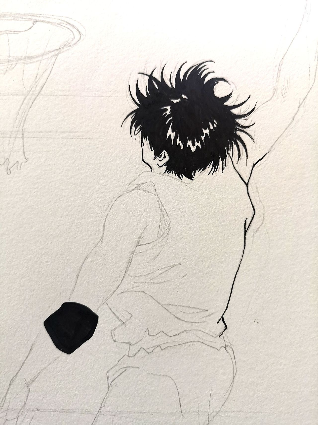 流川枫篮下战斧劈扣