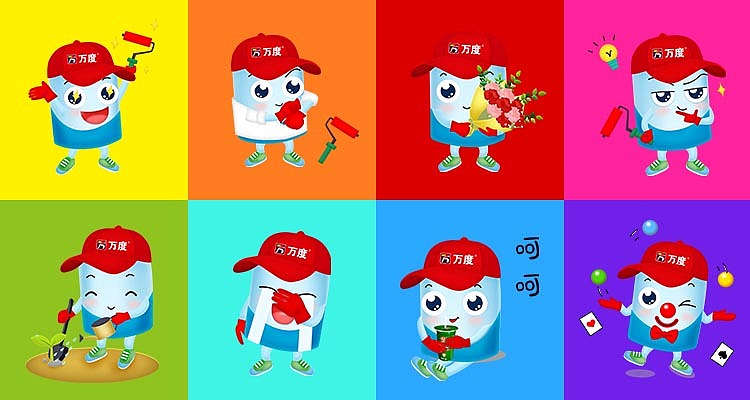 企业吉祥物表情包（图ZMTYxODExNTg0） - 网络表情 - 站酷设计师古古cy原创素材 - 站酷ZCOOL