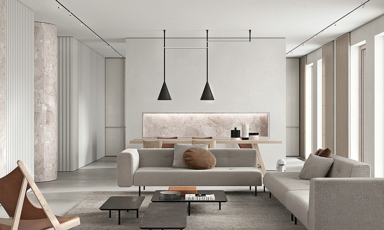 极简纯朴的高级质感|空间|家装设计|小小冰8025 - 原创作品 - 站酷