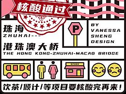广东珠海--建筑打卡明信片