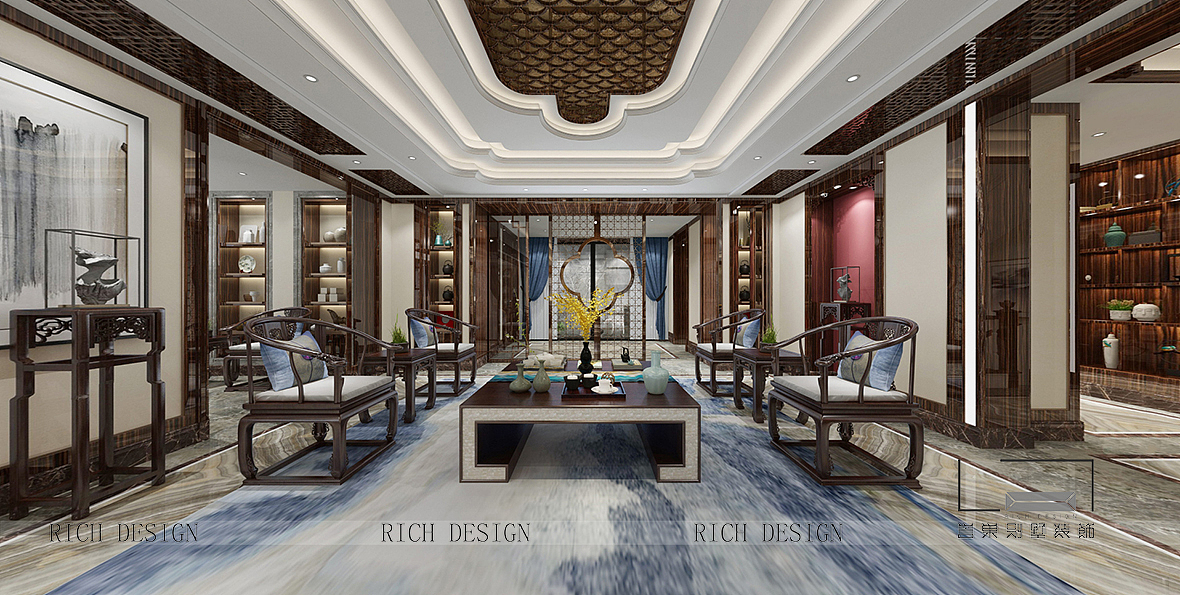 曦城1200㎡混搭装修装饰,深圳装修公司