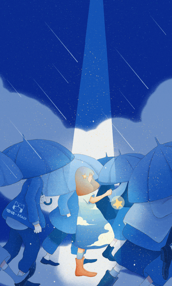 少女的诗集(图ZMTUzMzQ5Mzg0) - 商业插画 - 站酷设计师猫矮_MAOI原创素材 - 站酷ZCOOL