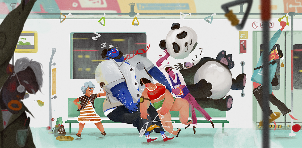 "在梦里，摘星揽月 "Sleepmon KV海报（图ZOTE1MDAzNzI=） - 商业插画 - 站酷设计师肖楚杰Jasper原创素材 - 站酷ZCOOL