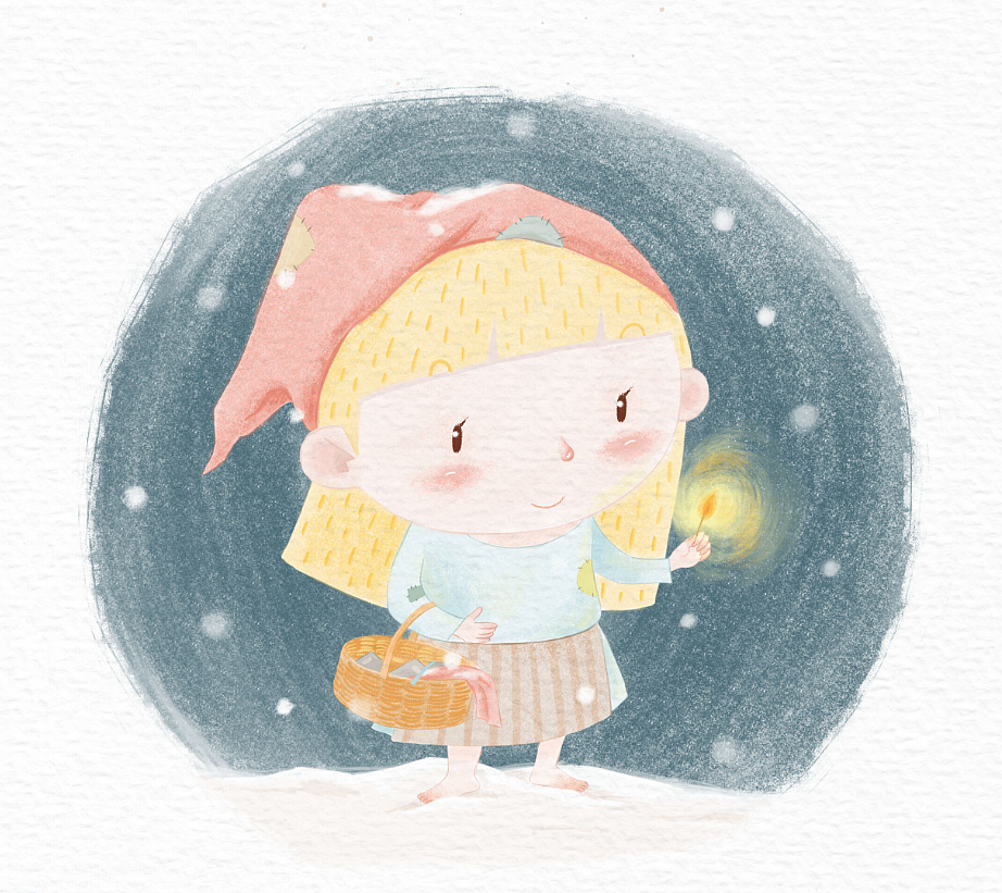 练习 卖火柴的小女孩—色粉 T.T色粉真心难驾驭,把灵敏度调高一些会好一点~