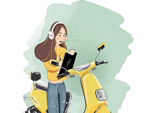 一组爱玛ＩＮ麦的微信图