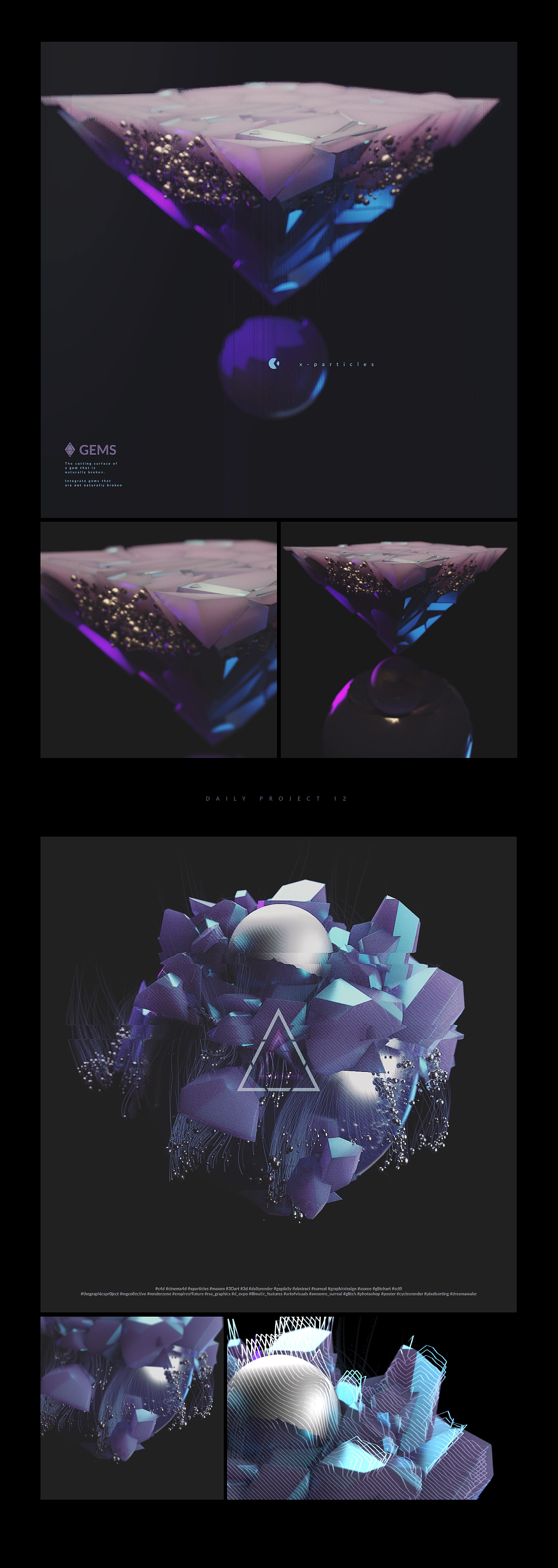 梅红C4D 每日图形设计 (十七）（图ZMTg5NzIzMjg0） - 其他三维 - 站酷设计师梅红提爱克斯原创素材 - 站酷ZCOOL