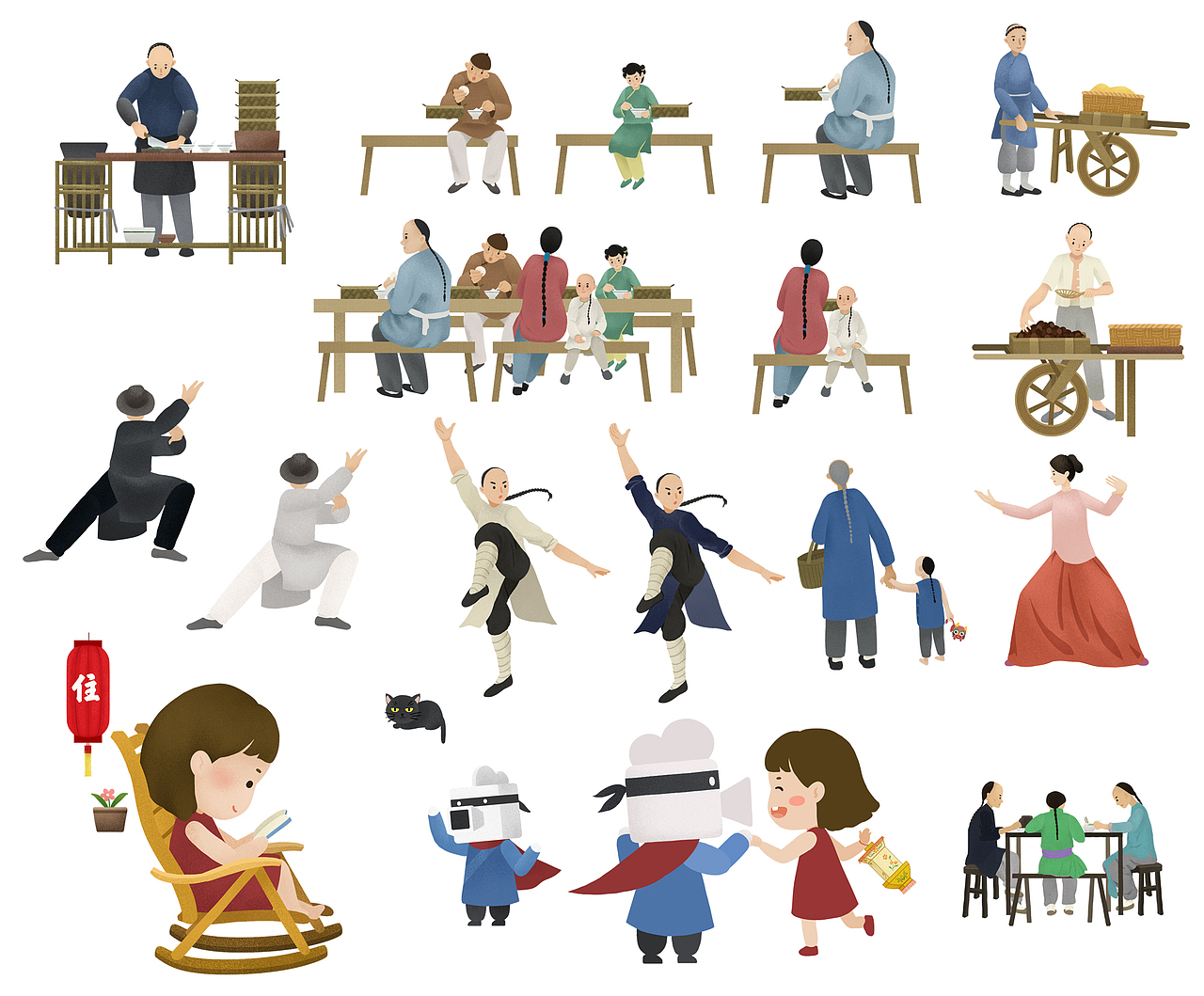 建业·华谊兄弟电影小镇主题曲设定（图ZMjI1MDc4NjA0） - 商业插画 - 站酷设计师涂意原创素材 - 站酷ZCOOL