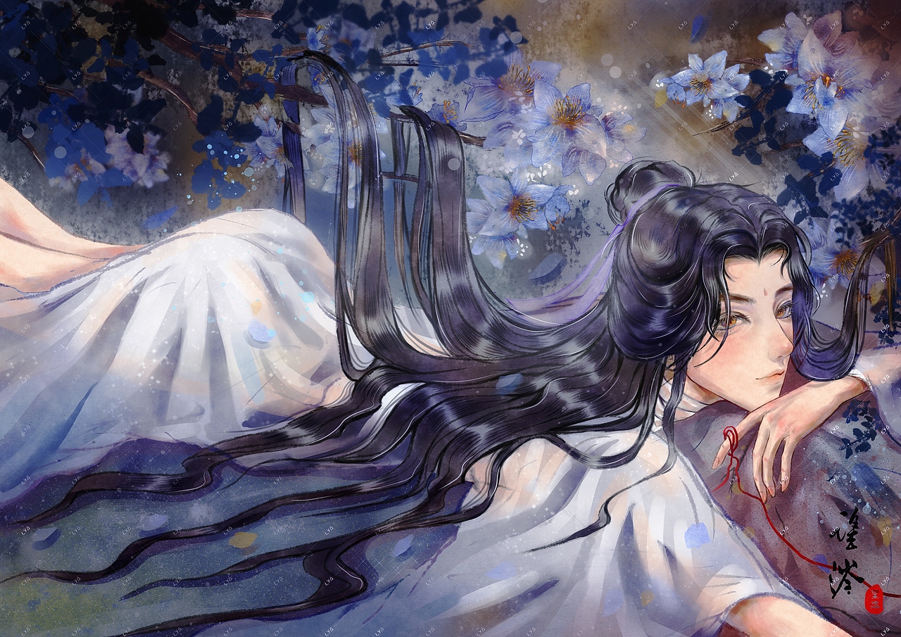 天官赐福同人创作（图ZMjcyODY3MTMy） - 艺术插画 - 站酷设计师望涔LyQ原创素材 - 站酷ZCOOL