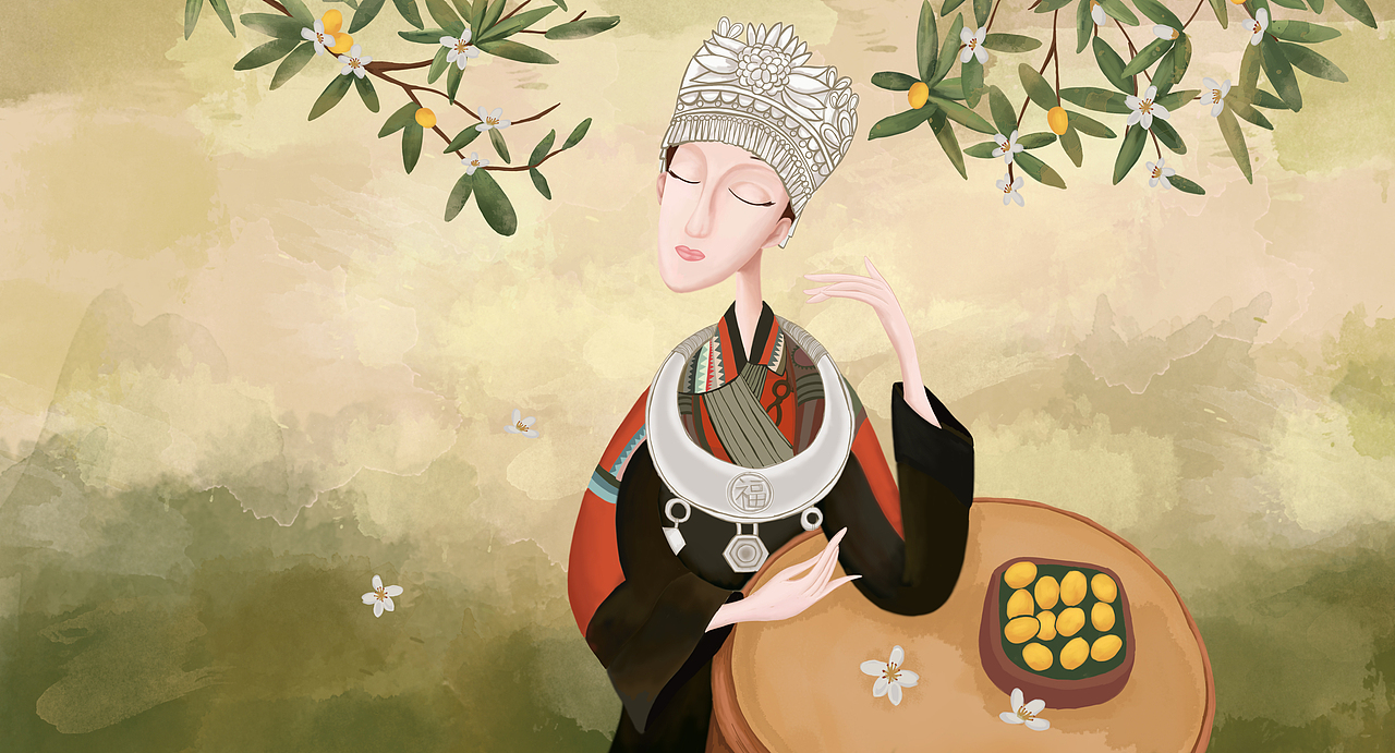 蜂蜜包装插画（图ZNzkzNjA2Njg=） - 商业插画 - 站酷设计师大宅子原创素材 - 站酷ZCOOL