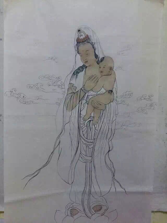 送子观音作品