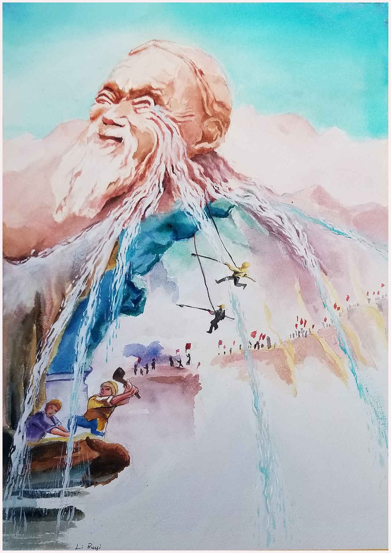 幸福的源泉（图ZMTk3NjkzNTgw） - 商业插画 - 站酷设计师BuyiArt原创素材 - 站酷ZCOOL