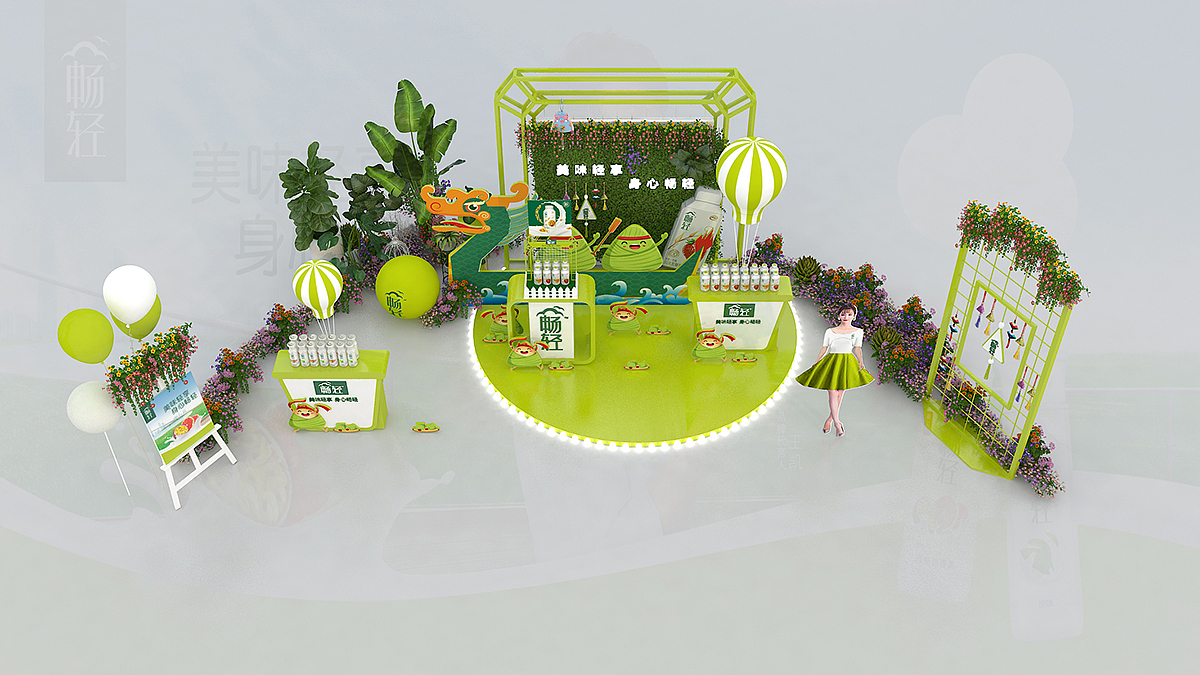 异形堆头陈列图片|盒子堆头创意陈列图片