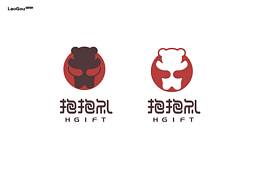 抱抱礼LOGO设计/礼物LOGO