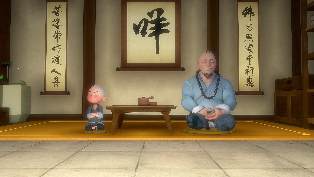 一禅小和尚_大禹动漫-站酷zcool