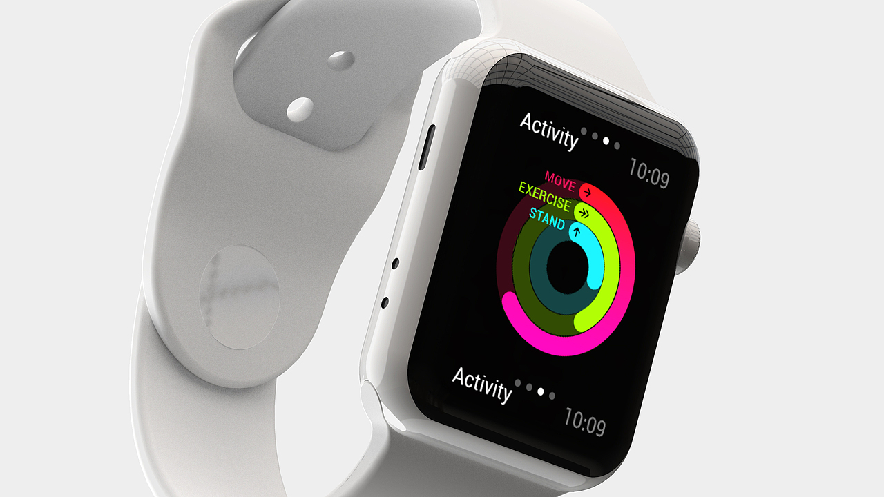 【Keyshot&Photoshop】 Apple Watch渲染练习（图ZMTIwOTE4NzY4） - 电子产品 - 站酷设计师波塞冬的新装原创素材 - 站酷ZCOOL