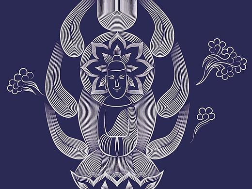 释迦 Buddha（个人主页-ZMzA3MDA2ODg=） - 商业插画 - 站酷设计师喜O爱O原创素材 - 站酷ZCOOL