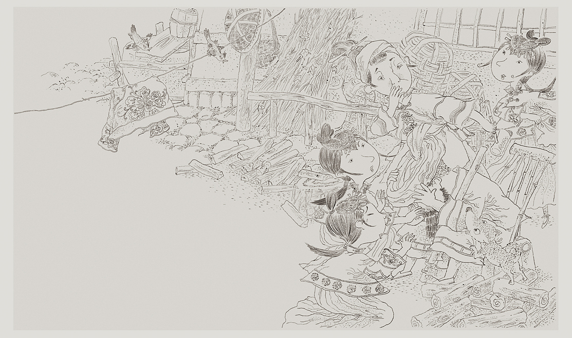 民间故事(蛇郎)部分插图