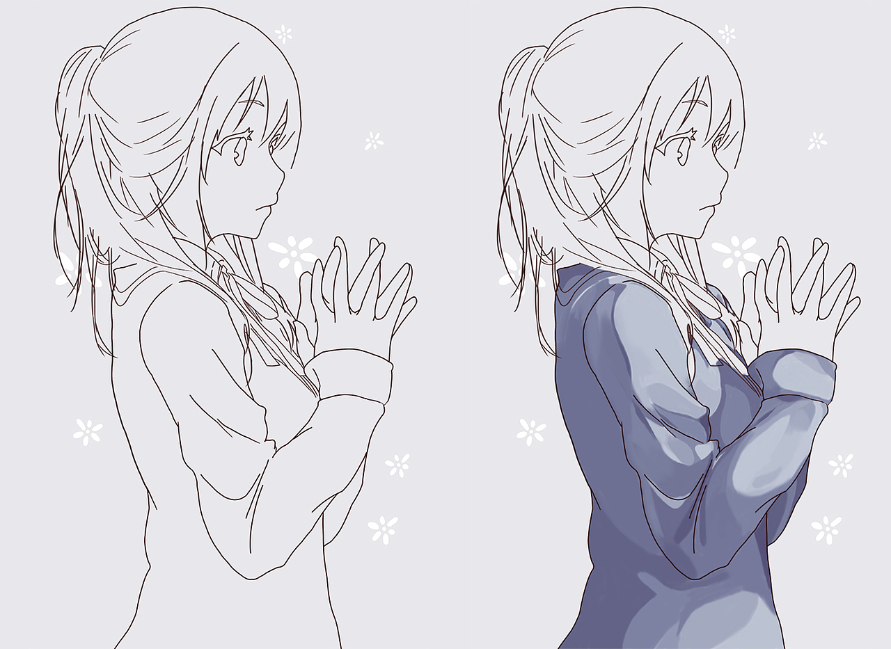 临摹小女孩（图ZMTIwNTIzODk2） - 创作习作 - 站酷设计师羽珹设计原创素材 - 站酷ZCOOL