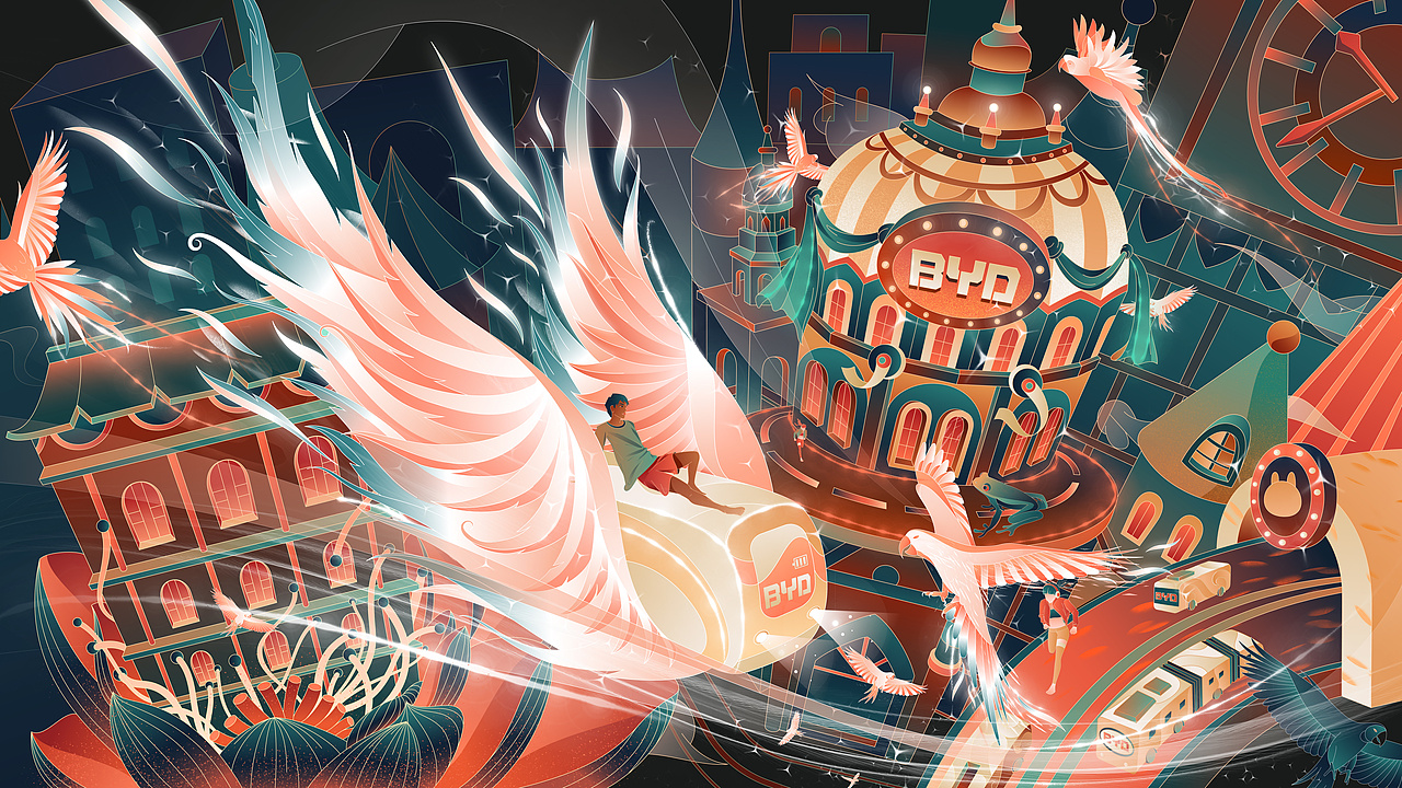 《幻城》|插画|商业插画|麦扬_原创作品-站酷zcool