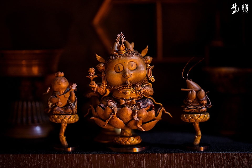 末匠+扫把丨《谷主-伎乐天》（图ZOTEyNDM5NTY=） - 手办/模玩 - 站酷设计师末那工作室原创素材 - 站酷ZCOOL