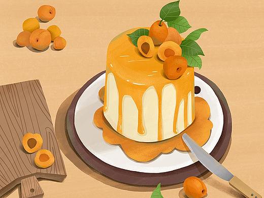 美食—杏子蛋糕